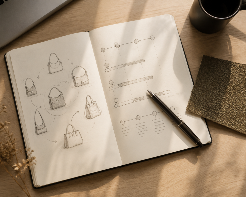 Sourcing roadmap for founders launching bio leather handbags for women